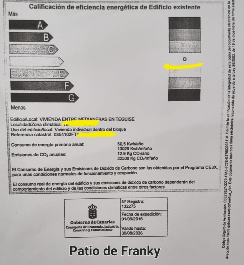 Vivienda Vacacional El Patio De Franky Teguise  Εξωτερικό φωτογραφία